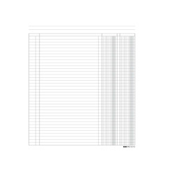 Registro a 2 colonne - 31 x 24cm - 100 fogli - Edipro