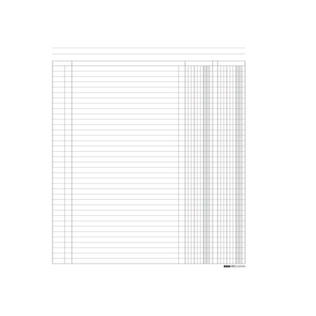 Registro a 2 colonne - 31 x 24cm - 100 fogli - Edipro