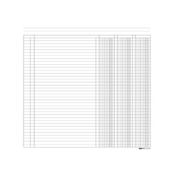 Registro a 3 colonne - 31 x 24cm - 100 fogli - Edipro