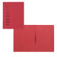 Cartellina semplice con pressino- 265 gr - A4 - cartone pressato - rosso - Pagna