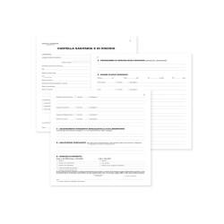 Registro cartella sanitaria di rischio - 34 pagine - 31 x 24,5 cm - DU131910000 - Data Ufficio