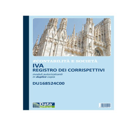 Registro corrispettivi mensili - 24/2 autoricalcante - DU168524C00 - Data Ufficio