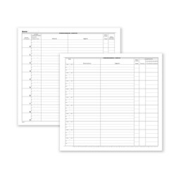 Registro corrispondenza arrivo/partenza - 50 pagine - 31 x 24,5 cm - DU138000000 - Data Ufficio