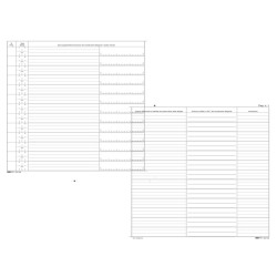 Registro cronologico - 31x24,5 - 14 pagine - Edipro