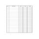 Registro Dare-Avere-Saldo - 96 pagine - 17 x 12 cm - DU133300000 - Data Ufficio