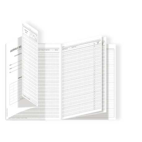 Registro del professore (3 classi) - 31 x 17 cm - DU3425PS000 - Data Ufficio