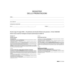 Registro delle prenotazioni - 32 pag - Edipro
