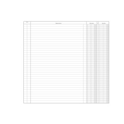 Registro Entrate-Uscite - 100 pagine - 31 x 24,5 cm - DU135800000 - Data Ufficio