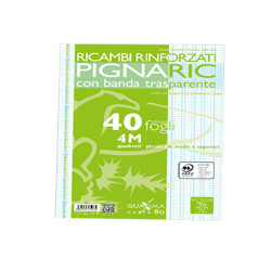 Ricambi forati rinforzati Pignaric - A4 -  4mm - 80gr - Pigna - conf. 40 pezzi