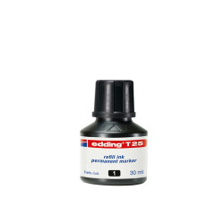 Ricarica Inchiostro marcatore permanente T25 - 30ml - nero - Edding
