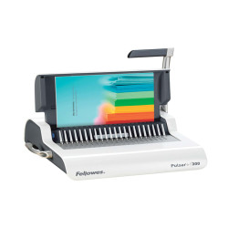 Rilegatrice Pulsar+ 300 - manuale - a dorso plastico - Fellowes