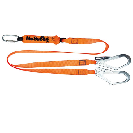 Assorbitore di energia - con doppio gancio - 2 m - arancio - Deltaplus