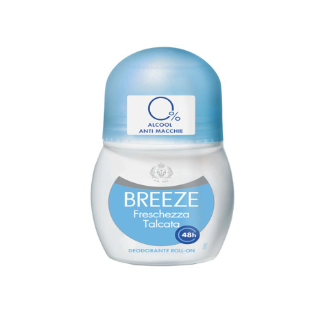 Roll on deodorante - freschezza talcata - 50 ml - Breeze