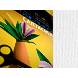 Cartoncino CartaCrea - 35 x 50 cm - 220 gr - bianco - Fabriano - blister 10 fogli