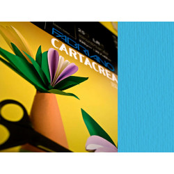 Cartoncino CartaCrea - 35 x 50 cm - 220 gr - cielo 120 - Fabriano - blister 10 fogli