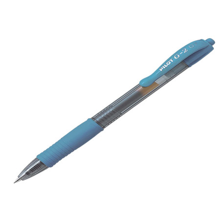 Roller gel a scatto G-2 - punta 0,7mm - celeste - Pilot
