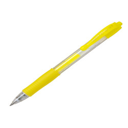 Roller gel a scatto G-2 - punta 0,7mm - giallo neon - Pilot