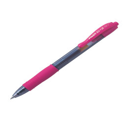 Roller gel a scatto G-2 - punta 0,7mm - rosa - Pilot