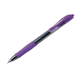 Roller gel a scatto G-2 - punta 0,7mm - viola - Pilot