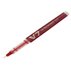 Roller Hi Tecpoint V7 ricaricabile Begreen con cappuccio  - punta 0,70mm - rosso - Pilot