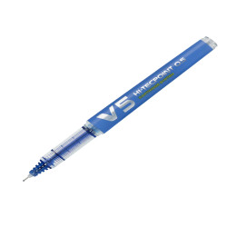 Roller Hi-Tecpoint V5 ricaricabile Begreen con cappuccio  - punta 0,50mm - blu - Pilot
