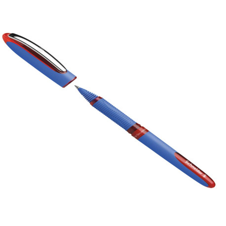Roller One Hybrid C con cappuccio - tratto 0,3mm - rosso - Schneider