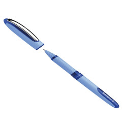 Roller One Hybrid N con cappuccio - tratto 0,3mm - blu - Schneider