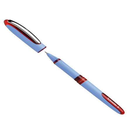 Roller One Hybrid N con cappuccio - tratto 0,5mm - rosso  - Schneider