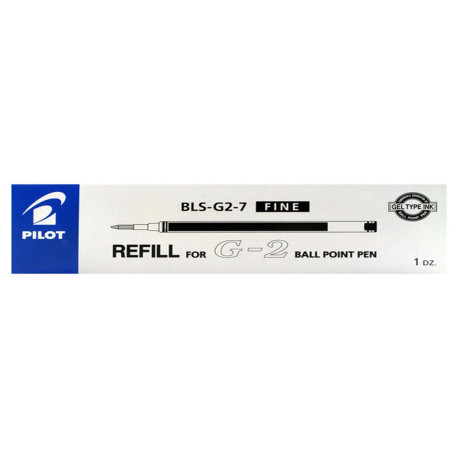 Roller refill Inkgel BLS G2 7 - a sfera - punta 0,7 mm - nero - Pilot