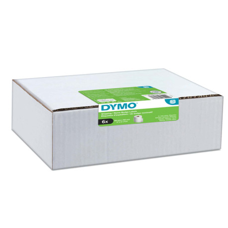 Rotolo 220 etichette LW 2093092 - 54 x 101 mm - carta - spedizione/badge - bianco - Dymo - value pack 6 pezzi
