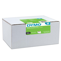 Rotolo 220 etichette LW S0722420 - 54 x 101 mm - carta - spedizione/badge - bianco - Dymo - value pack 12 pezzi