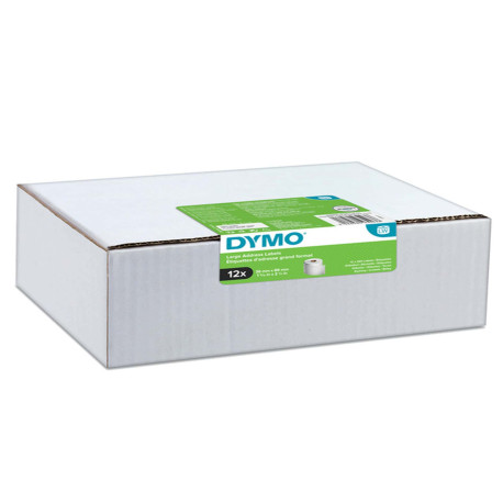 Rotolo 240 etichette LW 2093093 - 36 x 89 mm - carta - indirizzi estesi - bianco - Dymo - value pack 12 pezzi