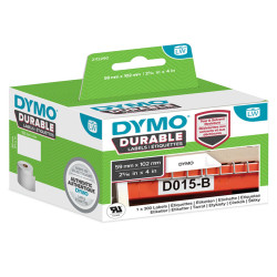 Rotolo 300 etichette LW Durable 1933088 - 59 x 102 mm - PP - bianco - Dymo