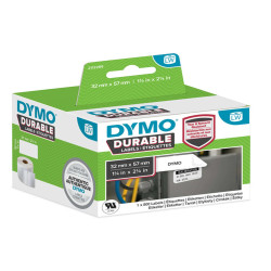 Rotolo 800 etichette LW Durable 1933084 - 57 x 32 mm - PP - bianco - Dymo