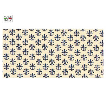 Rotolo Cartarivesto Rex 58 - lavabile - 50 x 500 cm - giglio blu - Rex Sadoch
