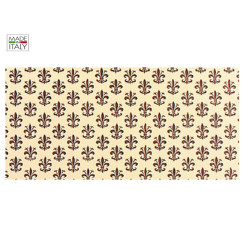 Rotolo Cartarivesto Rex 58 - lavabile - 50 x 500 cm - giglio marrone - Rex Sadoch