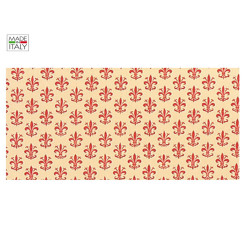 Rotolo Cartarivesto Rex 58 - lavabile - 50 x 500 cm - giglio rosso - Rex Sadoch