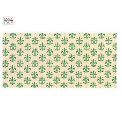 Rotolo Cartarivesto Rex 58 - lavabile - 50 x 500 cm - giglio verde - Rex Sadoch
