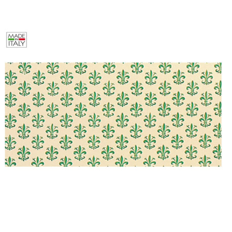 Rotolo Cartarivesto Rex 58 - lavabile - 50 x 500 cm - giglio verde - Rex Sadoch
