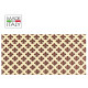 Rotolo Cartarivesto Rex Taco - lavabile - adesivo - 49 x 300 cm - giglio marrone - Rex Sadoch