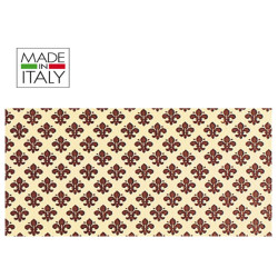 Rotolo Cartarivesto Rex Taco - lavabile - adesivo - 49 x 300 cm - giglio marrone - Rex Sadoch