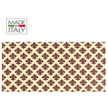 Rotolo Cartarivesto Rex Taco - lavabile - adesivo - 49 x 300 cm - giglio marrone - Rex Sadoch