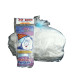 Sacchi - 50 x 60 cm - 30 L - 16 micron - MDPE/HDPE - azzurro trasparente - Rolsac - conf. 20 pezzi