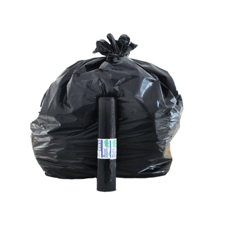 Sacchi - 70 x 110 cm - 110 L - 22 micron - MDPE/HDPE - nero - Rolsac - conf. 10 pezzi