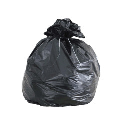Sacchi - 80 x 110 cm - 130 L - 49 micron - MDPE/HDPE - nero - Rolsac - scatola 100 pezzi