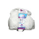 Sacchi bagno - 40 x 50 cm - 15 L - 16 micron - MDPE/HDPE - bianco - Rolsac - conf. 30 pezzi