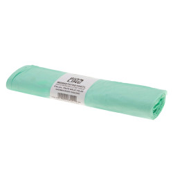 Sacchi bio - 70x70 cm - 70 L - 18 micron - verde - conf. 20 pezzi