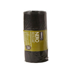 Sacchi per rifiuti Classic - 70 x 110 cm - 116 L - 20 micron - nero - Perfetto - rotolo da 10 sacchetti