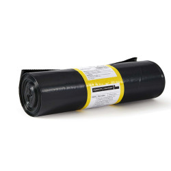 Sacchi per rifiuti Hercules - 90x120 cm - 150 L - 50 micron - nero - PerfettoFactory - rotolo da 10 sacchetti