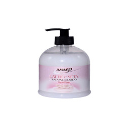 Sapone liquido - in dispenser - 500 ml - latte & seta - Amati
